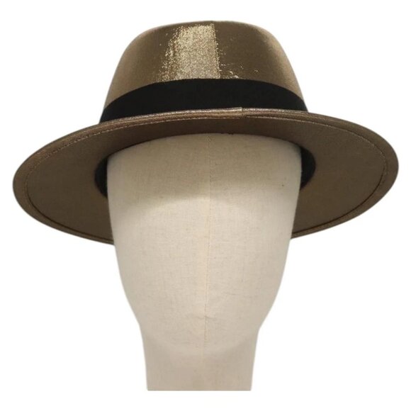 SAINT LAURENT Hat Canvas Gold Tone - Picture 2 of 15